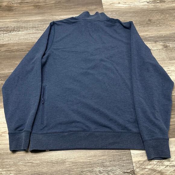 47 Brand Cleveland Cavaliers Cavs Blue Mens M 1/4‎ Zip Pullover Sweatshirt EUC - Picture 3 of 8